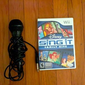 Wii sing ur game with microphone